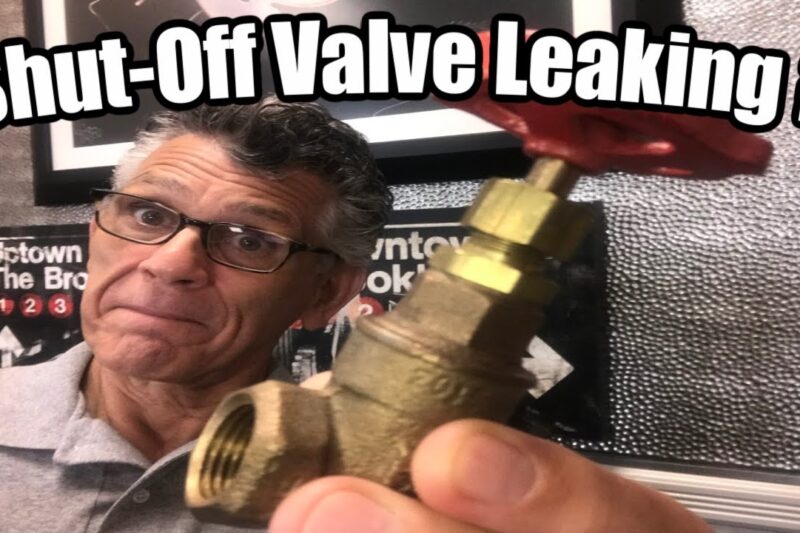 How to Repair a Leaky Shut-Off Valve