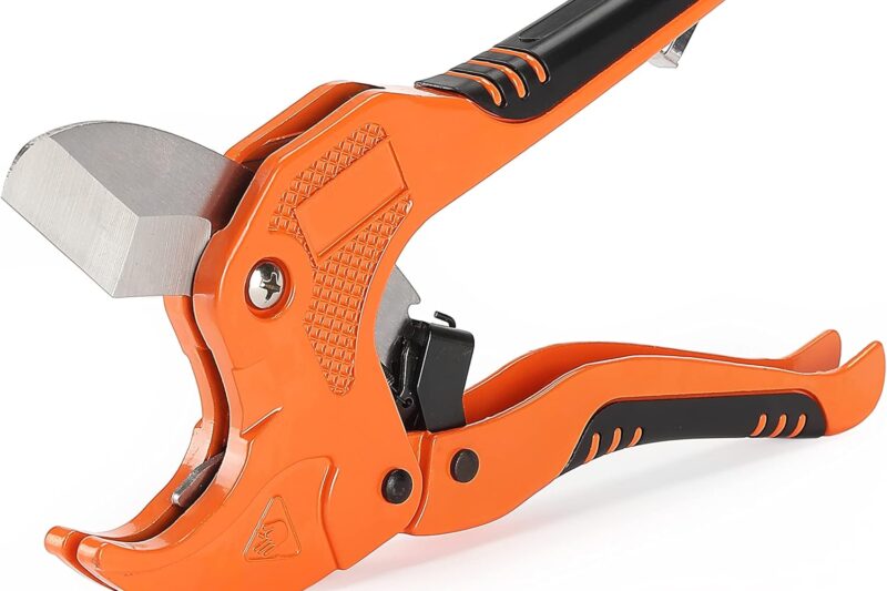 Bates Ratcheting PVC Pipe Cutter, 1-1/4" Capacity