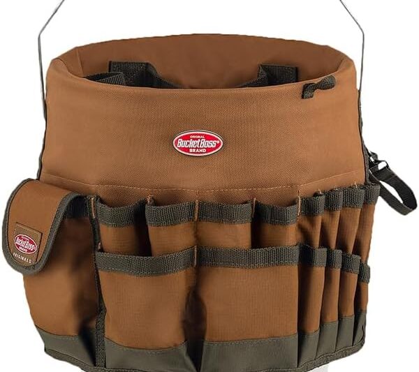 Bucket Boss Bucketeer Tool Organizer, Brown