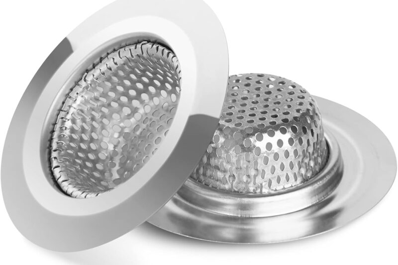 Ohtomber 2PCS Bathtub Drain Strainer, Stainless Steel